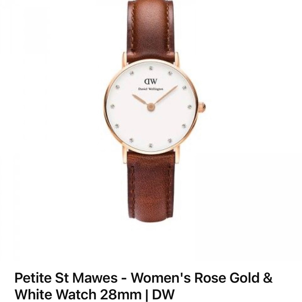 Like new Daniel Wellington petite watch with Swarovski crystal